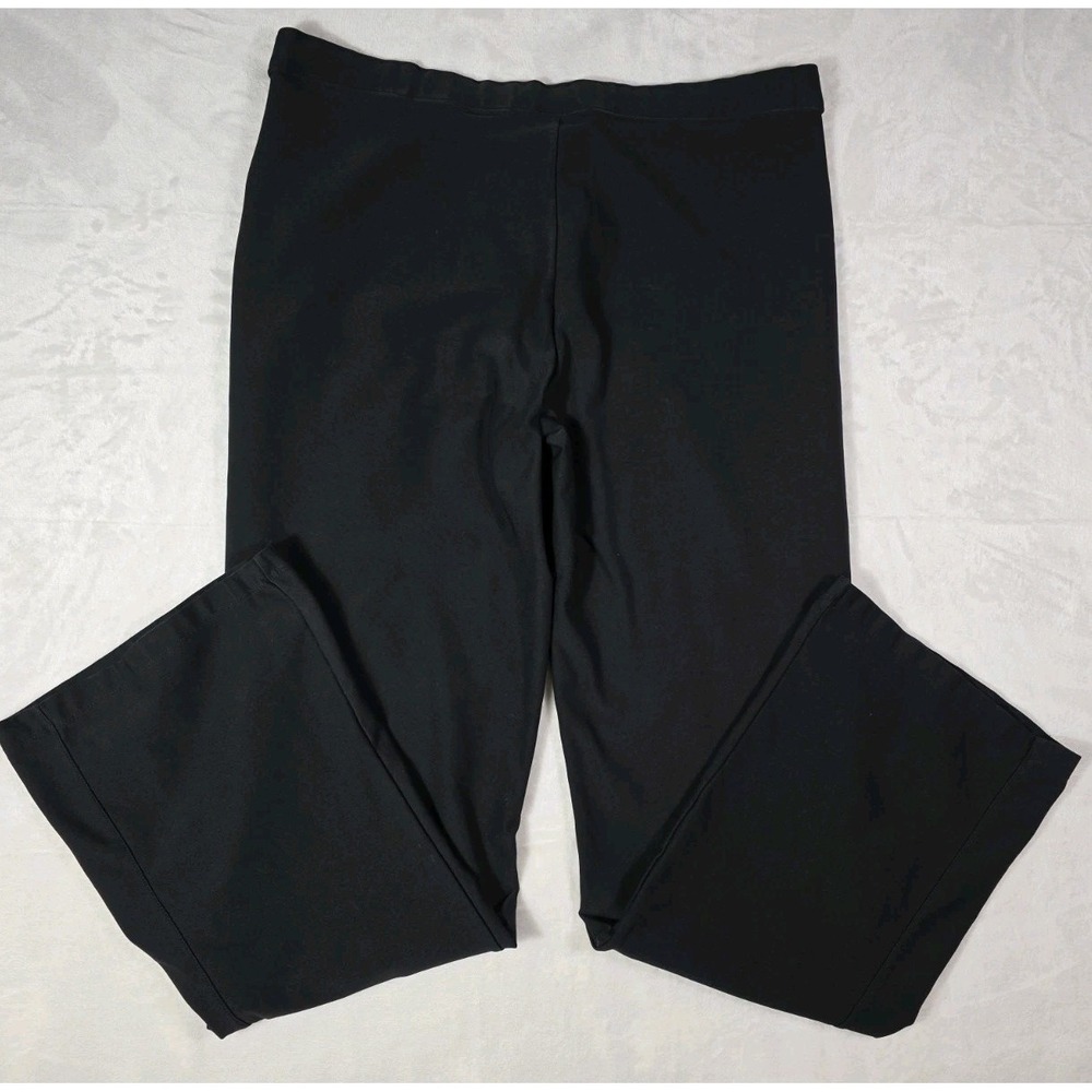 Nike Dri-FIT Stretch Wide Leg Pants Black Womens Size 6 Athletic Golf Career... - Picture 10 of 12
